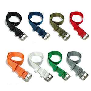 สายนาฬิกาไนลอน <span class=keywords><strong>NATO</strong></span> ทนทานหลากหลายสไตล์คลาสสิกสายรัดนาฬิกาสำหรับ Garmin Watch NYLON Keeper - Product Image 2