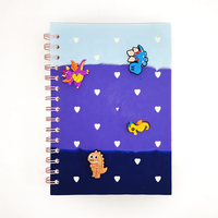Promoción gran oferta cubierta de cuaderno de silicona personalizada espiral Pop It cuaderno de silicona
