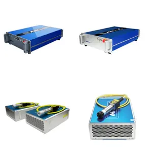 Sumber pemotong serat laser 20W 30W 50W 60W 100W, sumber perdagangan sumber laser serat