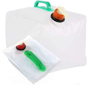 Seau d'eau pliant extérieur 10L/15L/20L sac à outils de remplissage de bouteilles de véhicule quatre coins pour le camping - Product Image 3