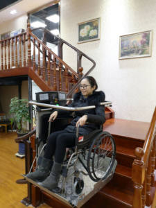 Fabbrica vendita direttamente binario di guida sedia scala ascensore sedia a rotelle platformstair tavolo impianti di risalita - Product Image 5