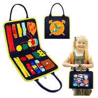 Мультимедийная игра Montessori Preschool Toddlers Felt Busy Board