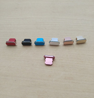 Bouchon anti-poussière en métal pour port de charge de téléphone, bouchon anti-poussière en alliage d'aluminium, protection de port de charge anti-poussière pour iPhone