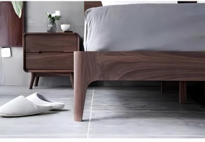 Muebles <span class=keywords><strong>de</strong></span> dormitorio <span class=keywords><strong>de</strong></span> madera maciza <span class=keywords><strong>de</strong></span> nogal <span class=keywords><strong>de</strong></span> América del Norte, mesita <span class=keywords><strong>de</strong></span> <span class=keywords><strong>noche</strong></span>, mesita <span class=keywords><strong>de</strong></span> <span class=keywords><strong>noche</strong></span> - Product Image 2