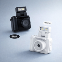 Mini caméra numérique en forme de bouton avec étui de charge MicroSD, caméra de poche pour étudiants, flash intégré, enregistrement 1080P, vente en gros