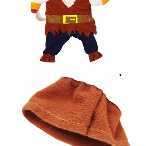 <b>Pirate</b> Dog Outfit Customizable Polyester Cartoon Two Legged Pet Coat Size M L XL - Product Image 4