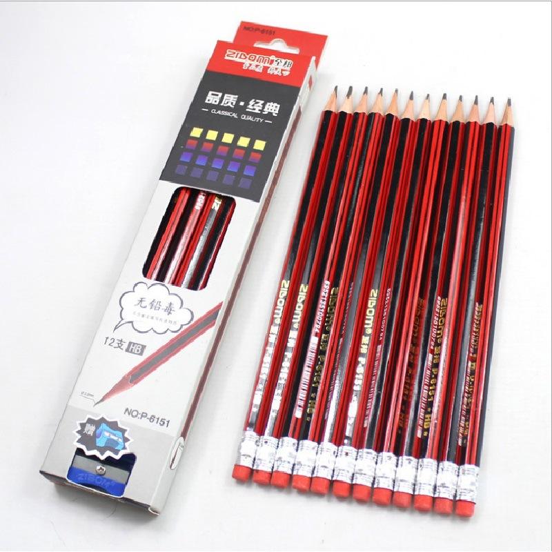 Amazon Basics Pencil LUTER 24pcs Short Hexagon Pencils Mini Wood