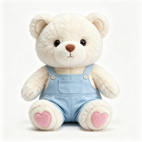 Ours en peluche gris personnalisé, animal en peluche, vente en gros, souvenir d'anniversaire, avec écharpe, jouet câlin et câlinsable pour enfants