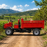 Camion benne agricole diesel fiable pour le transport de marchandises, benne hydraulique avec transmission 4x4, capacité de charge de 2-3 tonnes