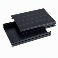 Boîtier électronique en aluminium 122*45mm, alliage 6063, IP54, longueur personnalisée, découpes CNC, gravure laser, installation de carte de circuit imprimé