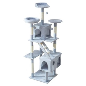 Torre de Escalada para Gatos de 5 Niveles, Moderna, Antideslizante, Resistente al Desgaste, con Textura Natural, Desmontable, para Interiores - Product Image 4