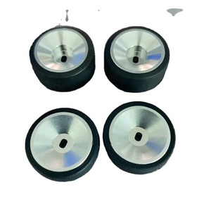 Mini-z MR04 <span class=keywords><strong>1</strong></span>/28 Kit de mise à niveau de voiture jouet 4 pièces 20mm diamètre pneus en caoutchouc jantes en métal moyeux de roue métalliques en aluminium pour garçons filles - Product Image 2