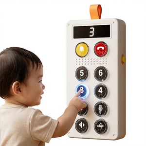 Giocattolo di simulazione con pulsanti dell'ascensore in plastica per bambini 4-6 anni, unisex, in scatola - Pulsanti interattivi per l'apprendimento precoce e lo sviluppo - Product Image 1