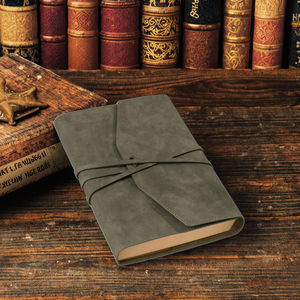 Пользовательские винтажные дневники прочный кожаный блокнот ручной работы A5 Кожаные журналы для подарка - Product Image 1