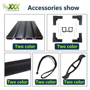 Venta al por mayor de fábrica, moscas e insectos, fabricante de ventanas, venta directa, marco fijo, ventana, <span class=keywords><strong>mosquitera</strong></span> de <span class=keywords><strong>aluminio</strong></span> - Product Image 2