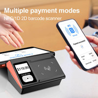 POS-NB11W Tout-en-un 11 pouces Windows 11 Caisse enregistreuse tactile Imprimante thermique NFC Scanner de paiement Compatible restaurant