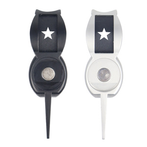 Vente en gros d'outils de réparation de <span class=keywords><strong>gazon</strong></span> de golf en métal vierge, porte-cigares, outils multifonctions, outils de réparation de divots de golf - Product Image 2