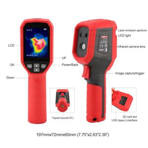 กล้องถ่ายภาพความร้อน UTi712S ความละเอียดอินฟราเรด แบบพกพา รองรับ 5 ภาษา IP54 ชาร์จซ้ำได้ รองรับ MicroSD 32GB - Product Image 2