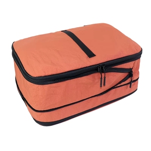 Sac de rangement de voyage personnalisé, organiseur de bagages portable, ensemble de rangement pour valise, pochette pliable compressible en mesh pour vêtements et chaussures Z09-L - Product Image 5
