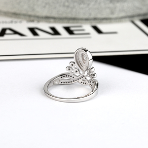 Anello di nozze <span class=keywords><strong>925</strong></span> in <span class=keywords><strong>argento</strong></span> Sterling personalizzato <span class=keywords><strong>coppia</strong></span> <span class=keywords><strong>coppia</strong></span> di anelli di diamanti da laboratorio Set donna uomo sposa alta gioielleria - Product Image 4