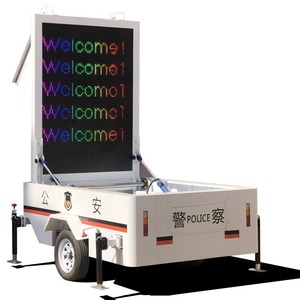 Affichage LED solaire mobile pour signalisation routière, pixels de 3 mm, luminosité de 7000 cd, étanche IP65, publicité extérieure - Product Image 5