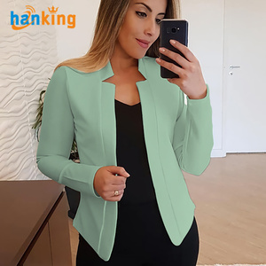 Ehanking <span class=keywords><strong>donna</strong></span> cappotto sottile primavera <span class=keywords><strong>donna</strong></span> manica lunga punto aperto bianco OL giacche e cappotti da <span class=keywords><strong>donna</strong></span> Femme Plus SIze 5XL <span class=keywords><strong>vestiti</strong></span> - Product Image 3