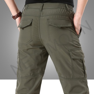 Wholesale Men's Quick Dry Pants Sports Big Size Trousers Casual Breathable Quick Dry Multi-Pocket <b>Overalls</b> - Product Image 3
