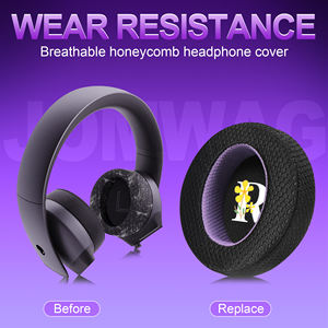 Per alieno Alienware Cover <span class=keywords><strong>cuffia</strong></span> AW310H paraorecchie AW510H <span class=keywords><strong>cuffia</strong></span> AW988 magico ghiaccio panno di <span class=keywords><strong>seta</strong></span> auricolari <span class=keywords><strong>in</strong></span> schiuma - Product Image 6