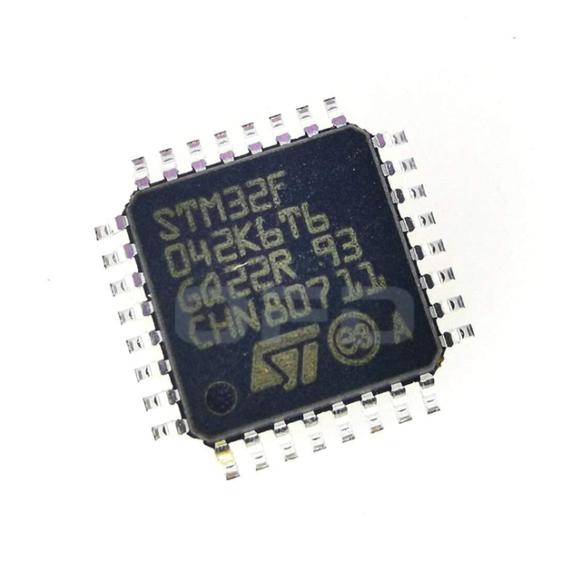 STM32F042K6T6 LQFP-32 32-bit Microcontroller Surface Mount MCU IC STM32 32KB Flash ARM 32-Pin Microcontroller STM32F042K6T6