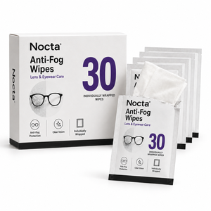 Toallitas Antivaho para Lentes NOCTA con Logotipo Personalizado OEM, Envueltas Individualmente, Ecológicas, para Limpiar Lentes - Product Image 1