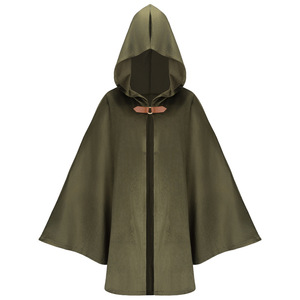 Capa con Capucha Renacentista - Capa de Hobbit, Capa Medieval de Guardián, Capa Vikinga, <span class=keywords><strong>Disfraz</strong></span> de Pirata, <span class=keywords><strong>Vampiro</strong></span>, Cosplay para Hombres y Mujeres - Product Image 5