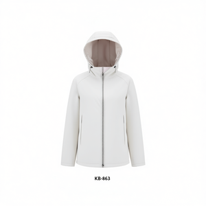 HDJ Plus Size Windbreaker KB-863 <b>Women</b> Plus Size Coat <b>Jacket</b> - Product Image 2