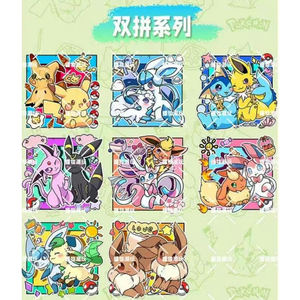 Imán de Refrigerador <span class=keywords><strong>3D</strong></span> de Madera Epoxi con Diseño de Pokémon, Lindos Imanes de Refrigerador con Dibujos Animados de La Bubu, Tarjetas Coleccionables de Pokémon PTCG - Product Image 3
