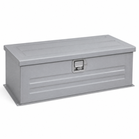 Boîte à outils personnalisée pour pick-up, avec loquet verrouillable et nervures renforcées pour le rangement dans la benne du camion