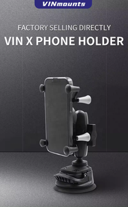 Soporte de teléfono móvil 2 en 1 para parabrisas de coche compatible con Ram Double socket Arm - Product Image 4