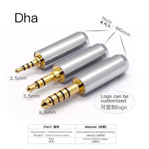 HAKUGEI Gloednieuwe 2,5/3,5/4,4 mm AC-uitgang oortelefoonstekkeradapter met kortsluitbeveiliging - Product Image 3