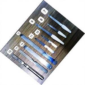 ASAP Professional Mini lime à ongles plate en acier inoxydable, double face, repousse-cuticules, durable, réutilisable, anti-acné, très vendue pour la manucure - Product Image 1