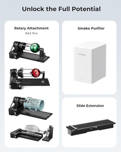 Nouveau graveur laser double F1 2-en-1 10W pour verre et cuir, graveur portable 3D pour MDF et papier - Product Image 5