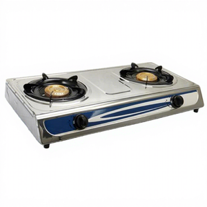AILYONS Fornello <span class=keywords><strong>a</strong></span> <span class=keywords><strong>Gas</strong></span> <span class=keywords><strong>a</strong></span> 2 Fuochi in Acciaio Inossidabile - Product Image 1