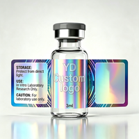 Étiquettes personnalisées pour flacons de peptides 2ml 3ml 5ml 10ml, autocollantes, imperméables