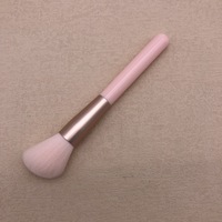 Kuas Rias Pemula Serat Buatan Rambut Lembut Pegangan Plastik Kuas Concealer Blush Kontur Alat Kecantikan Pelajar