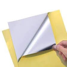 Atacado <span class=keywords><strong>A3</strong></span> Adesivo Papel Impermeável Pet Filme Auto-Adesivo Digital Bright Gold PET Papel Auto-adesivo para Indigo - Product Image 4