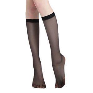 FF4140 estivi trasparenti da <span class=keywords><strong>donna</strong></span> <span class=keywords><strong>calze</strong></span> alte al ginocchio elasticizzate <span class=keywords><strong>calze</strong></span> a compressione ultrasottile in Nylon - Product Image 1