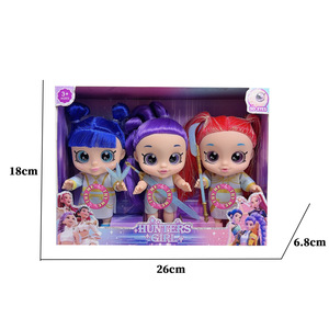 Nuova Bambola Articolata Real Body Hunter Girl Group con Occhi 5D a Sorpresa, Effetti Musicali K, Bambola in Vinile da 7 Pollici, Giocattolo da Collezione - Product Image 1