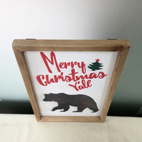 Décoration murale en bois avec motif d'ours, design moderne, pour la maison, articles de décoration modernes