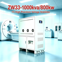 Stabilisateur de tension triphasé sans contact 1000 kVA AVR Régulateur de tension automatique pour équipement médical hospitalier