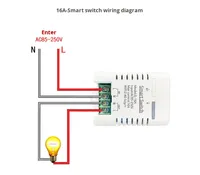 Interrupteur intelligent de température EWeLink, détecteur de température domestique contrôlé par WiFi avec commande vocale, minuterie 110V-220V, télécommande RF