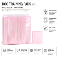 XIAOLIN Coussinets d'apprentissage de la propreté jetables pour chiens, 6 couches, écologiques, imperméables IPX7, séchage rapide, doux, non tissés, pour usage domestique