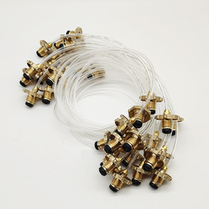 Tuyau de remplissage GPL avec valve en laiton et tube transparent pour bouteille de gaz - Product Image 2