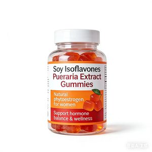 อาหารเสริมสมุนไพรฉลากส่วนตัว รับผลิตแบบ OEM ODM จัดหาสินค้าจำนวนมาก โซยไอโซฟลาโวน + ปูเออเรีย กัมมี่ - Product Image 1